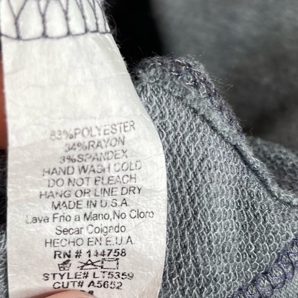 𝅺lime and chili gray tie dye pullover hooded sweatshirt - Picture 5 of 5